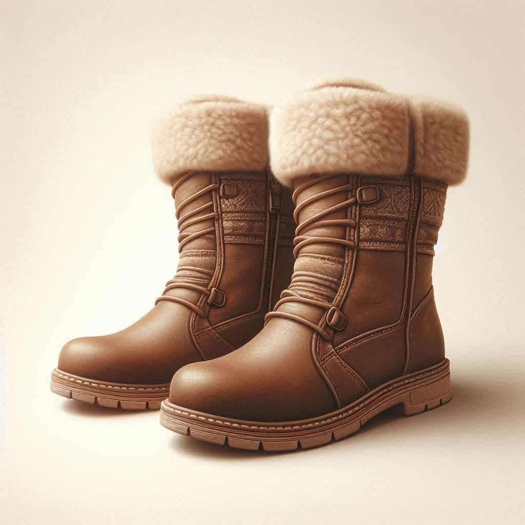 cizme scurte din piele dama