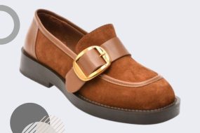 mocasini din piele intoarsa pentru femei